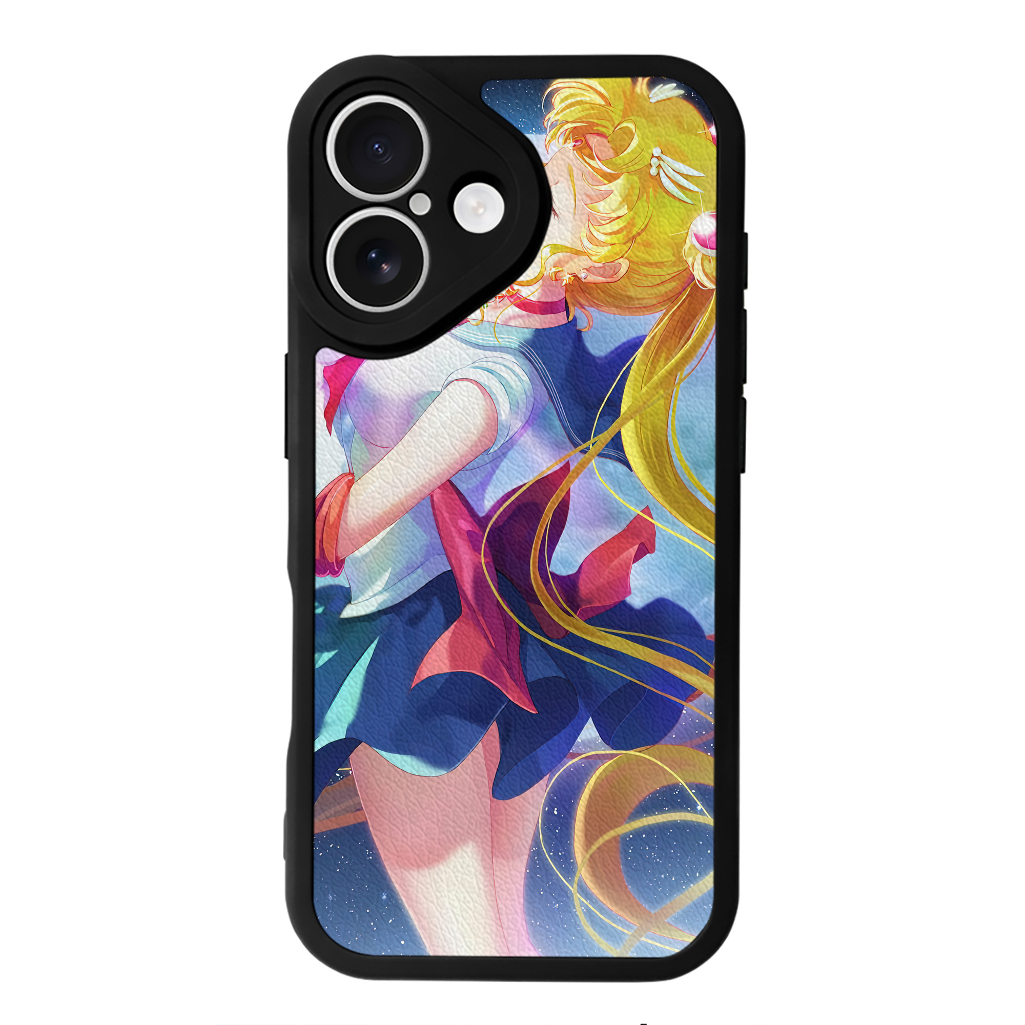 （画像用） 美少女戦士セーラームーン Sailor Moon 【iPhone 16シリーズ対応】シリコンスマホケース（レザー調） 材質：シリコン
